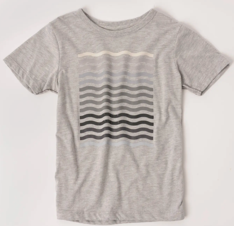 Making Waves Tee | Medium Heather Grey / 3T