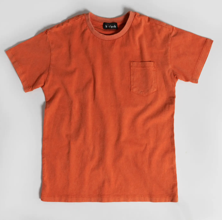 Oversized Pocket Tee | Burnt Ochre / M (10)