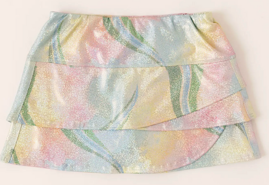 Metallic Tie Dye Skort | Multi / M (10)