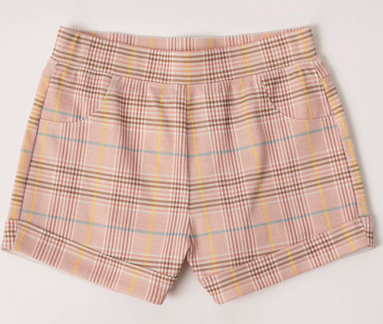 Knit Plaid Short | Desert Flower / M (10)
