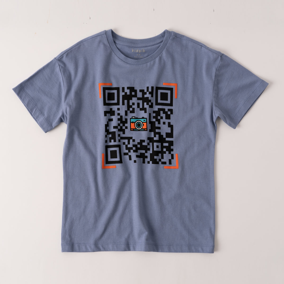 "Oversized Barcode Tee | Country Blue / M (10)"