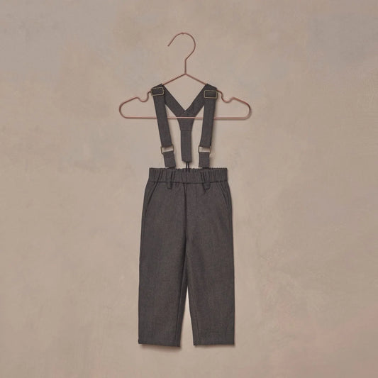 suspender pant || black