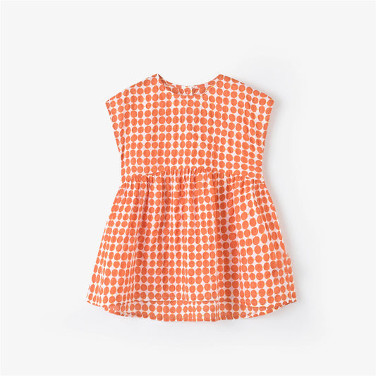dot print dress