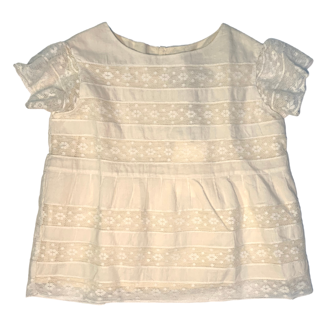 CREAM SMOCK