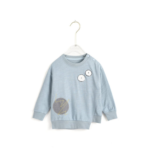Applique Embroidery Sweatshirt