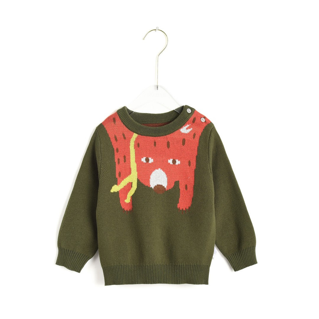 Upside Down Fox Sweater