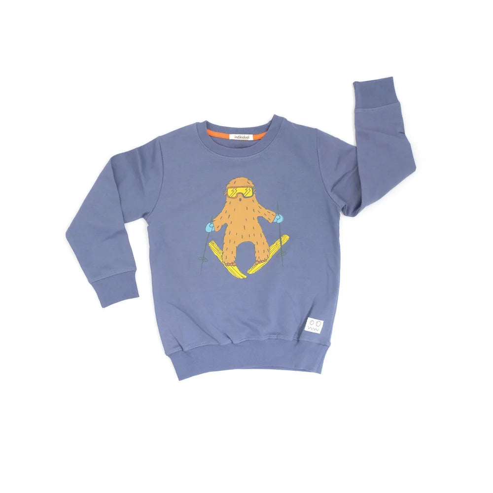 yeti snowboard print sweat