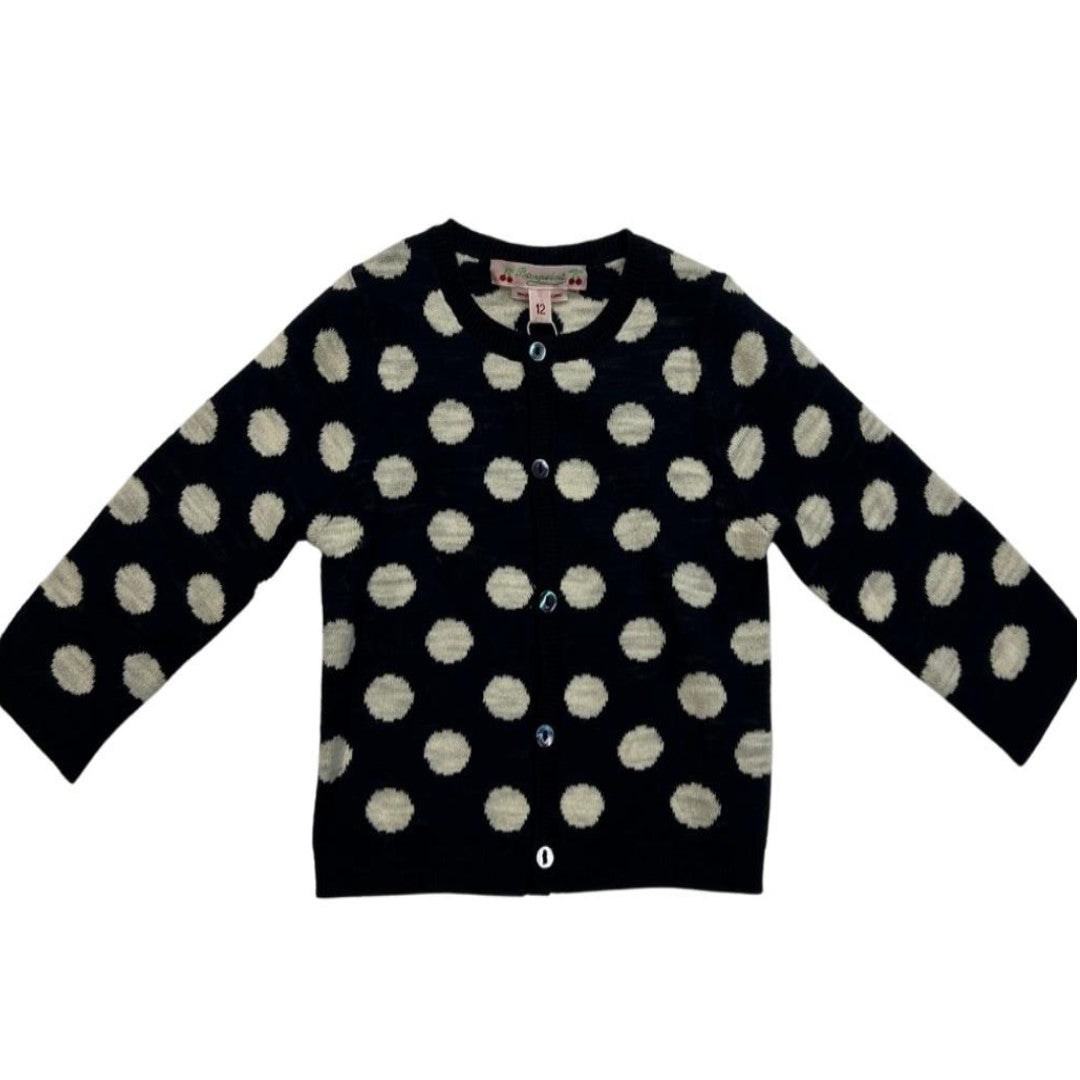 WHITE DOTS CARDIGAN