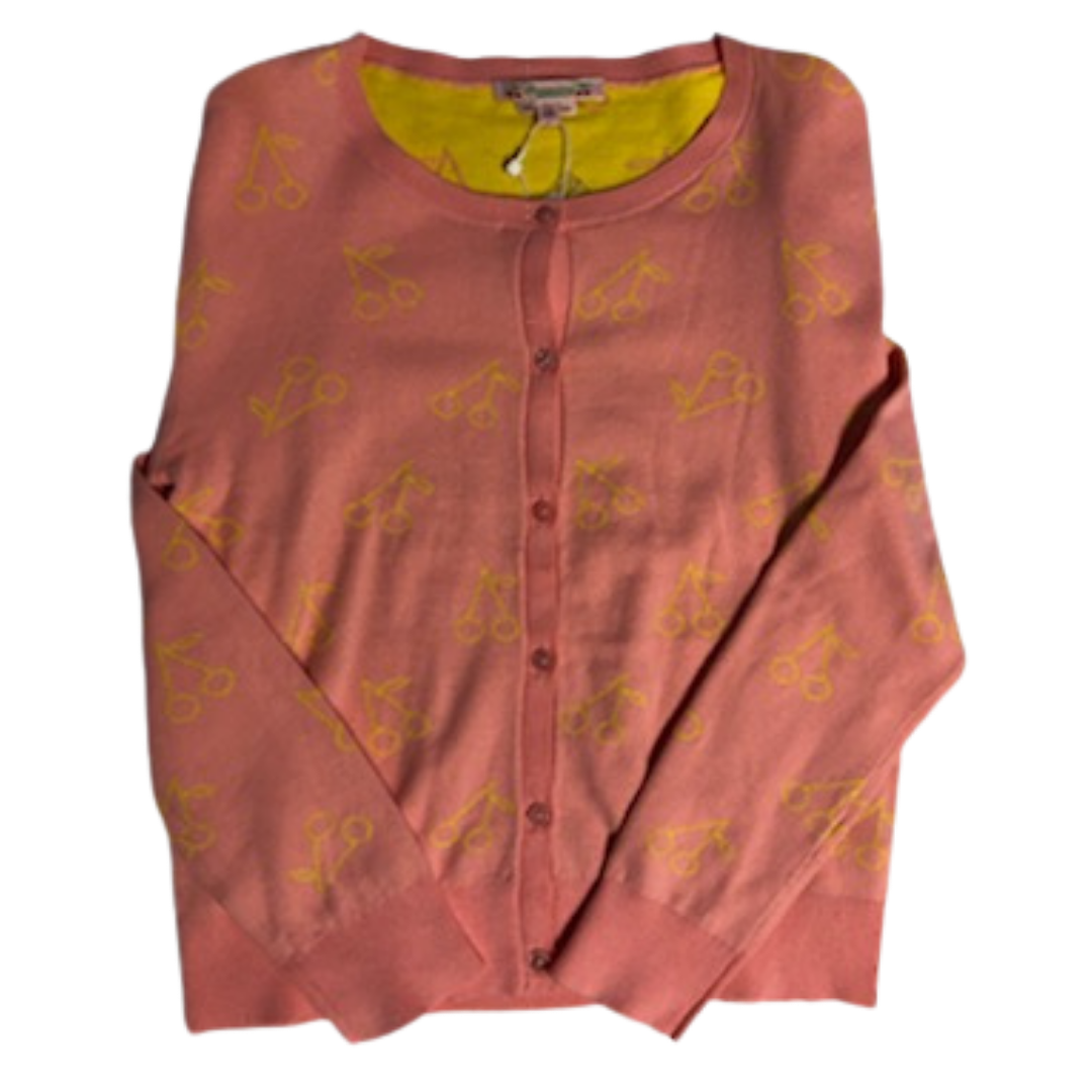 CHERRY PRINTED BUTTOM UP