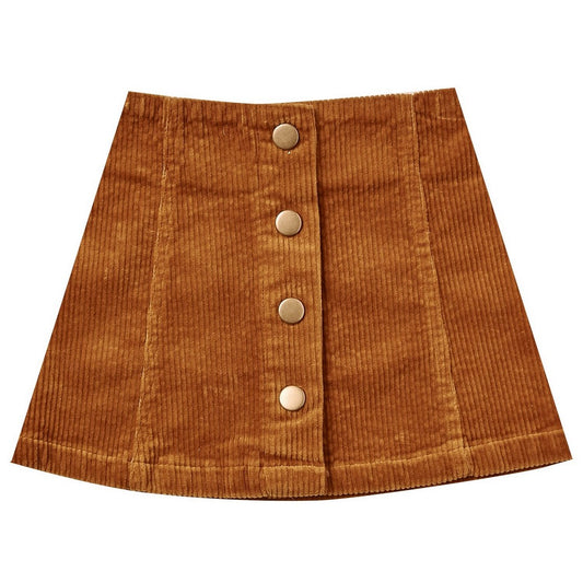 Corduroy Mini Skirt