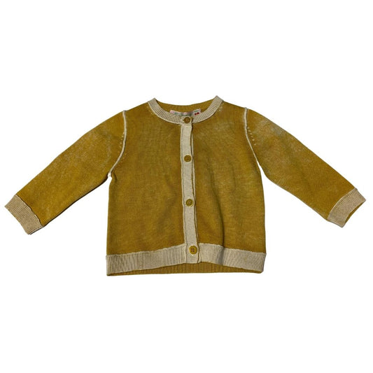 DUSTY YELLOW CARDIGAN