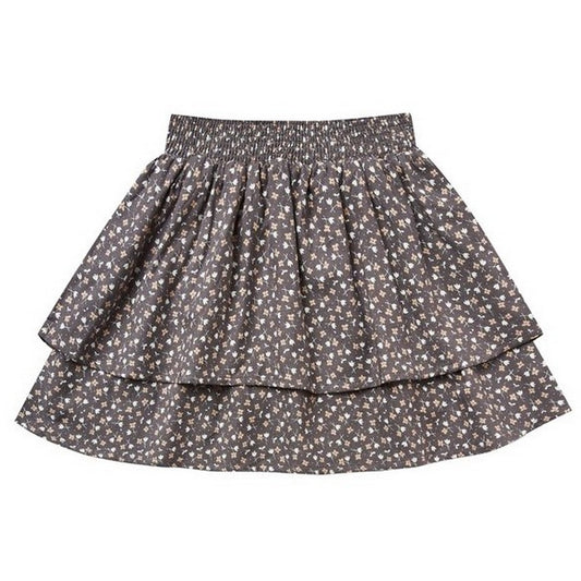 Ditsy Tiered Mini Skirt