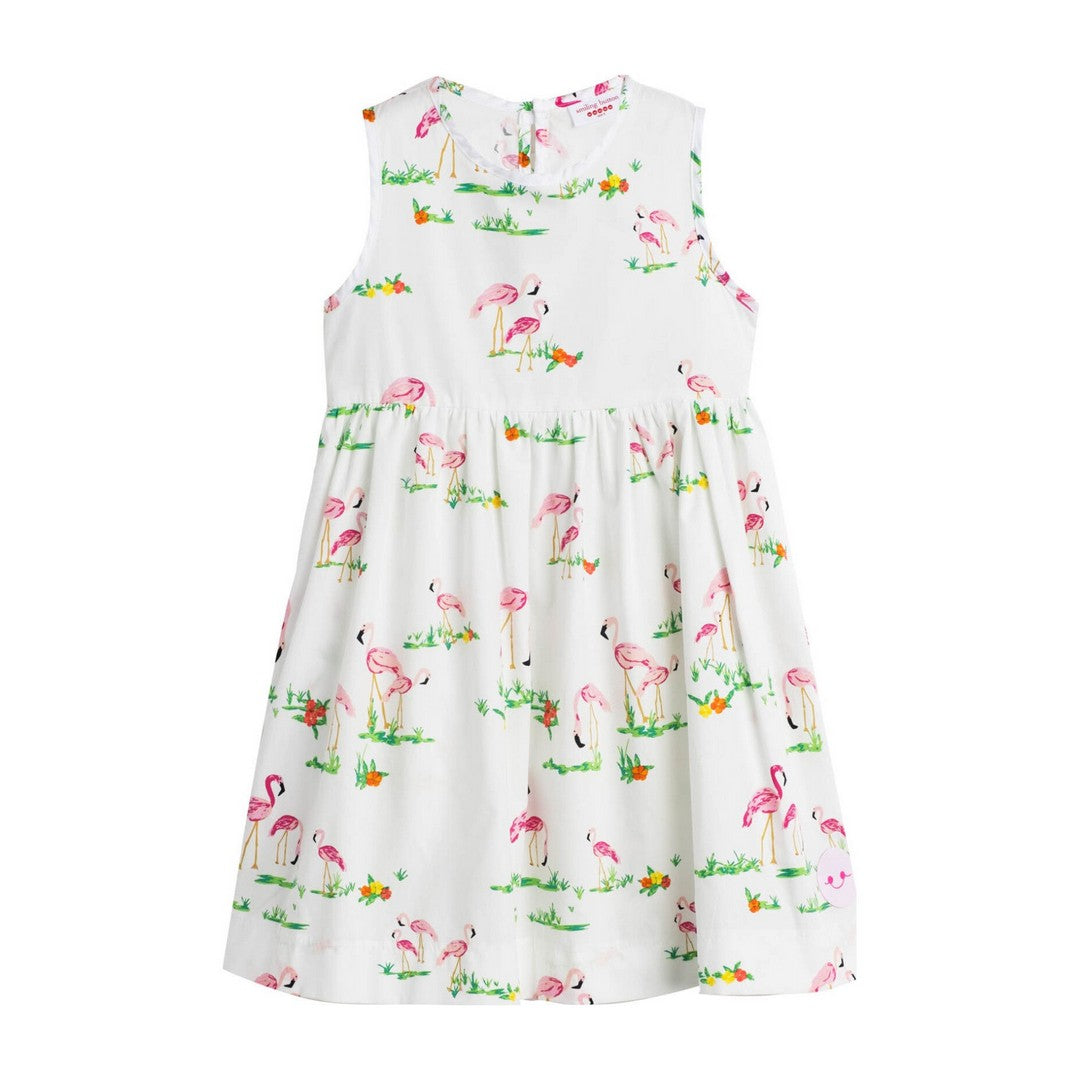 Flamingo Pinny (White)