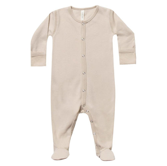 Full Snap Footie | Rose - 6-12m