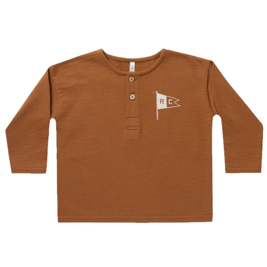henley sweatshirt