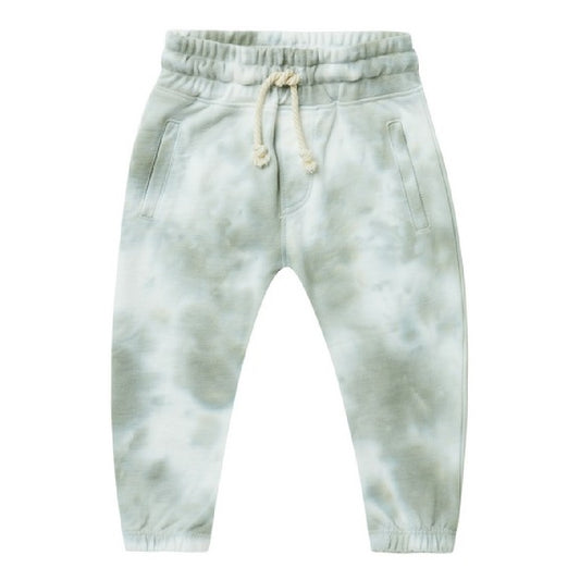 Jogger sweatpant aqua tie dye