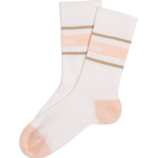 KNITTED SOCKS WITH LOGO