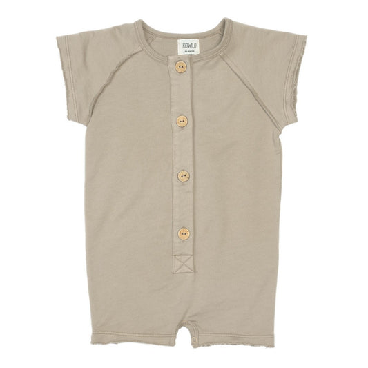 Organic Romper - Pebble