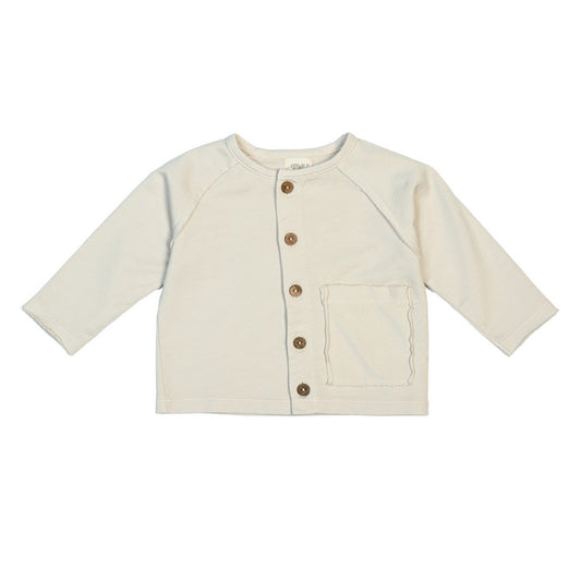 Organic Cardigan - Milk