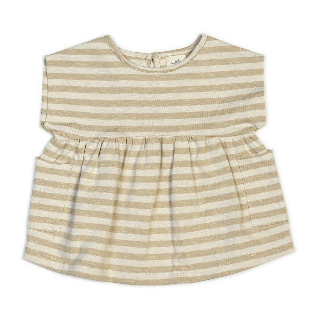 Organic Dress - Desert Stripes