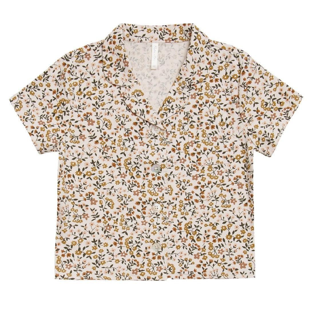 Light Floral Pajama Top