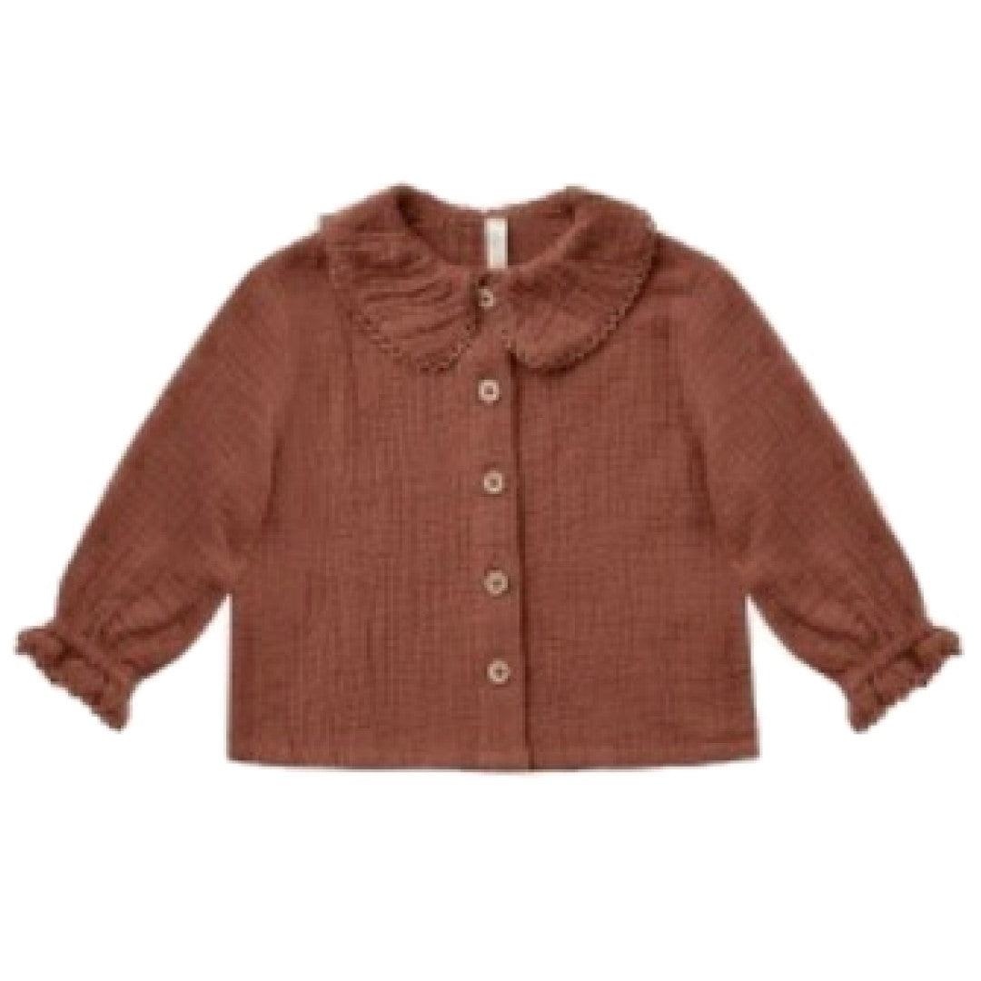 oversized collar blouse