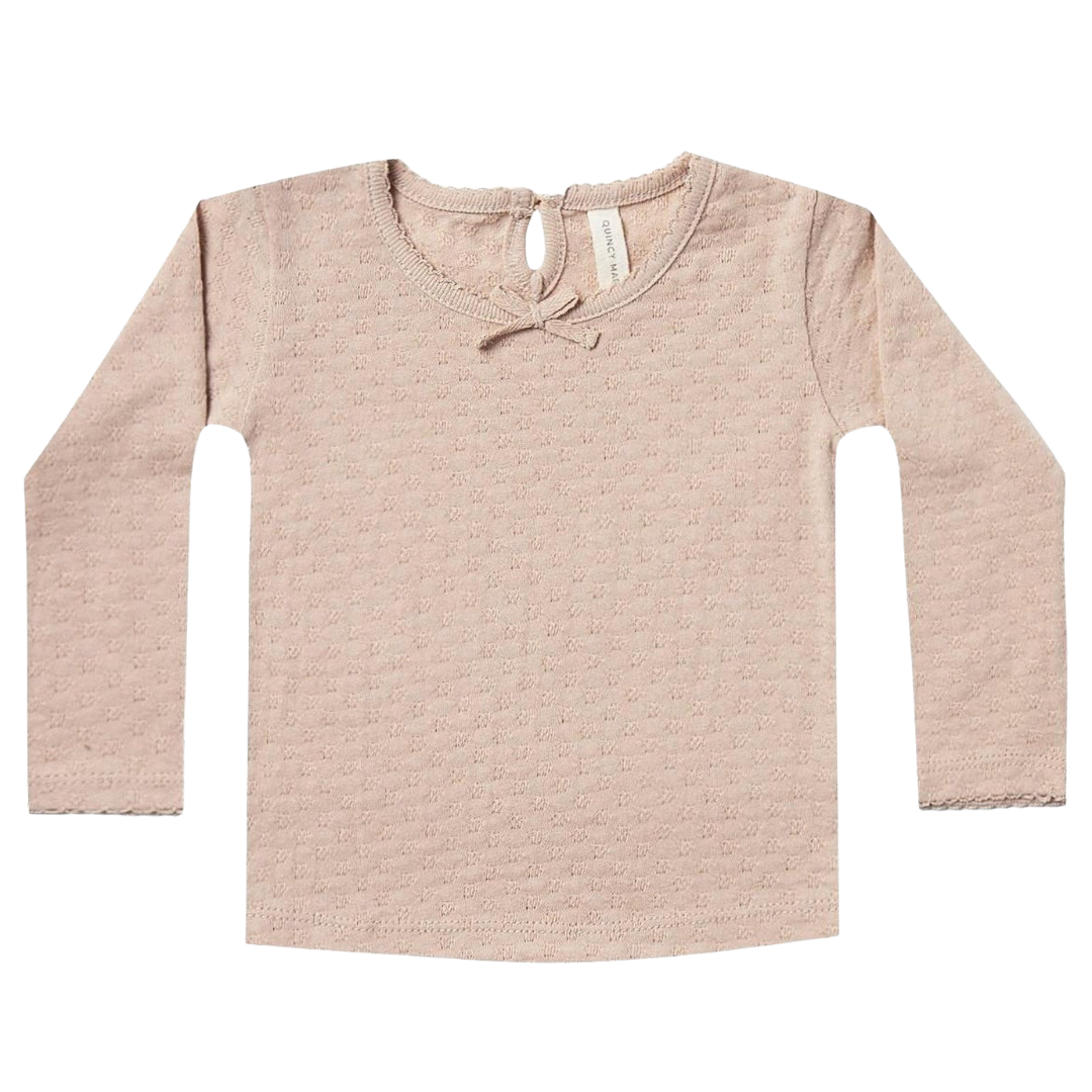 POINTELLE LONGSLEEVE TEE