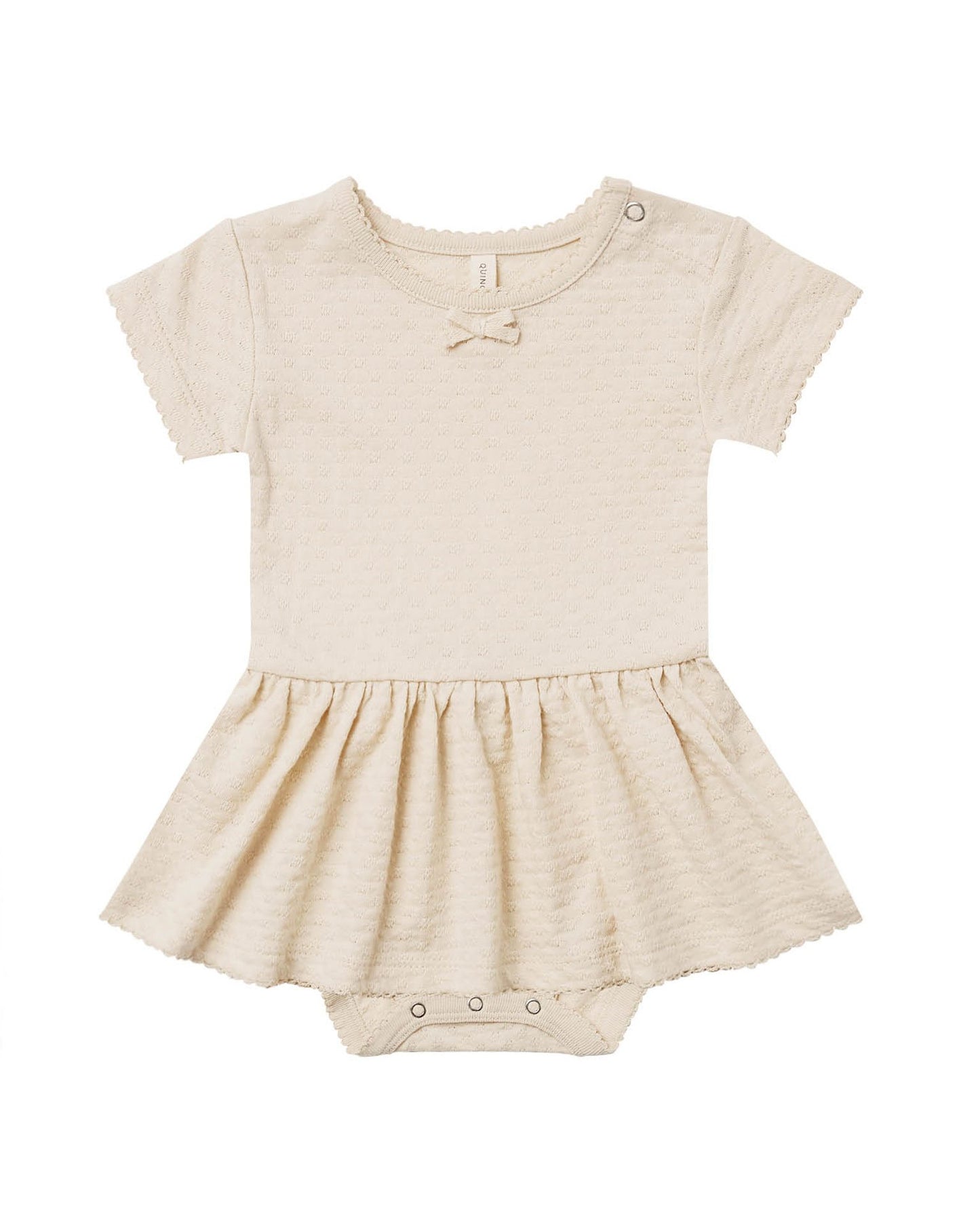 Pointelle Skirted Onesie natural 18-24m