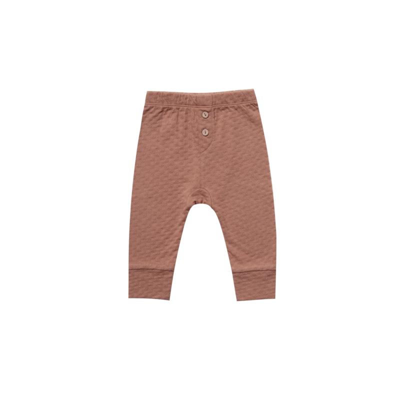 Pointelle Pajama Pant clay 6-12m