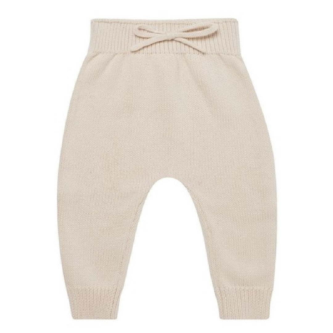 knit pant | natural