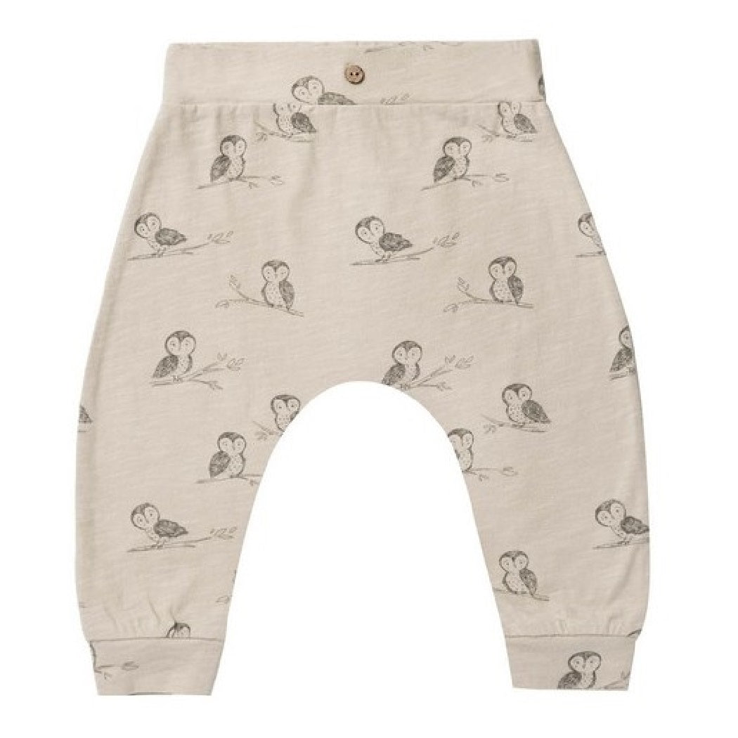 slouch pant || owls