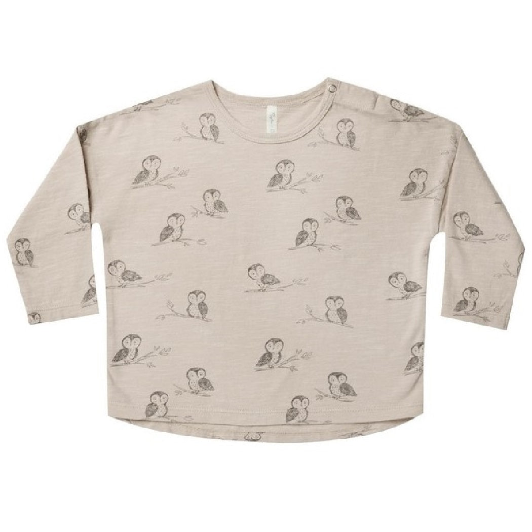 long sleeve tee || owls