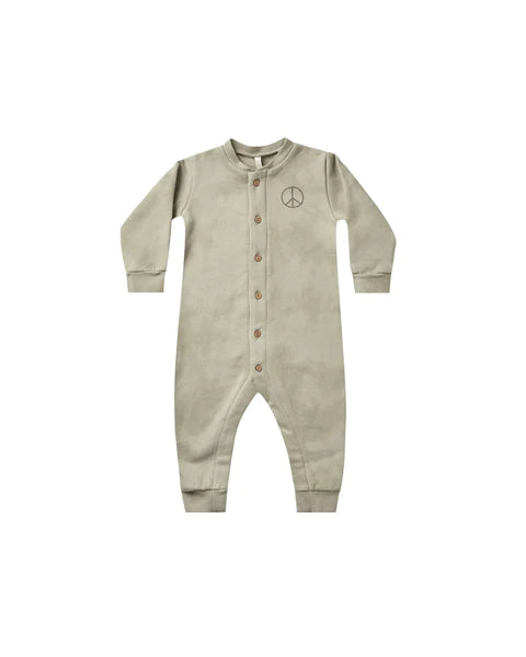 fleece jumpsuit || peace