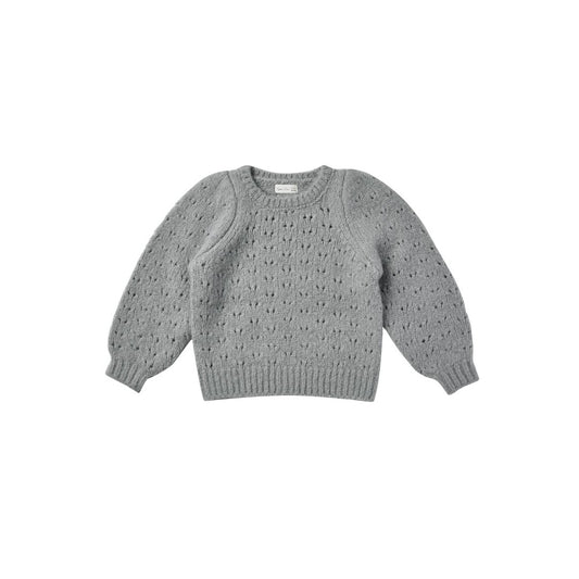 balloon sweater || dusty blue