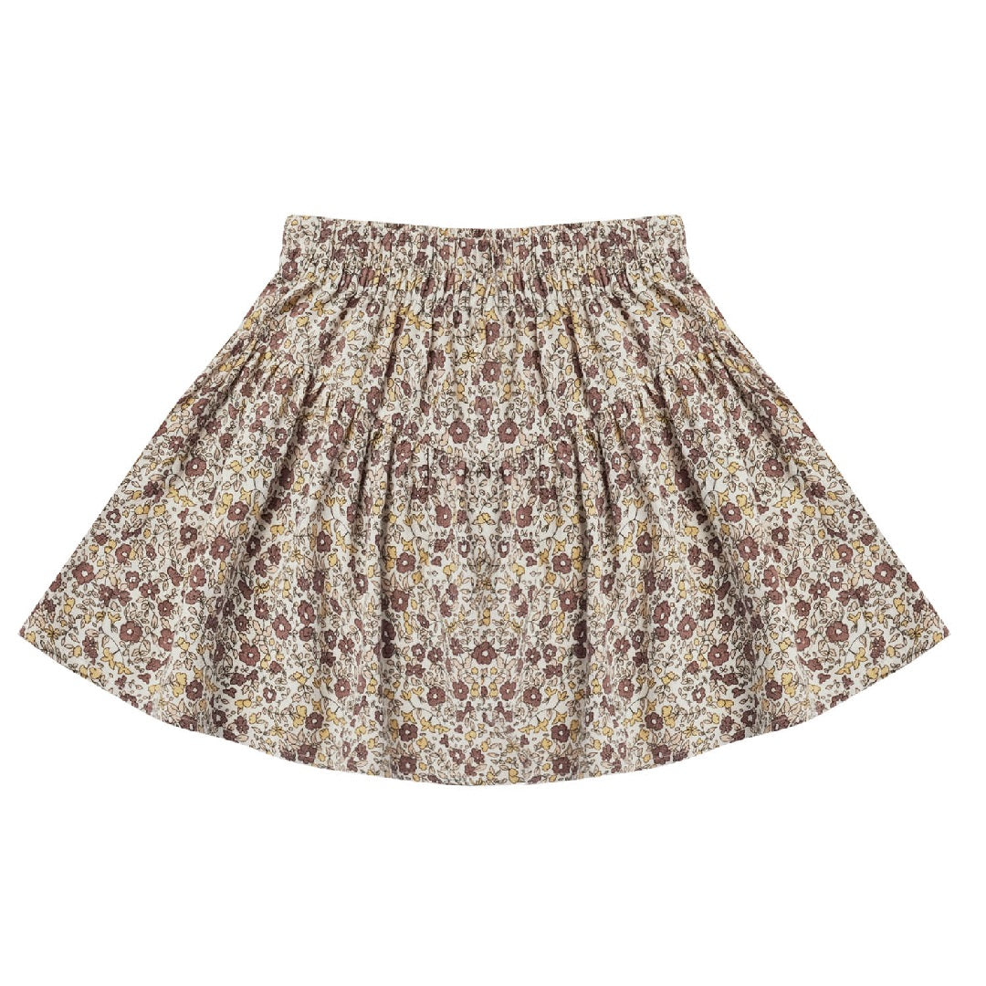 sparrow skirt || autumn floral