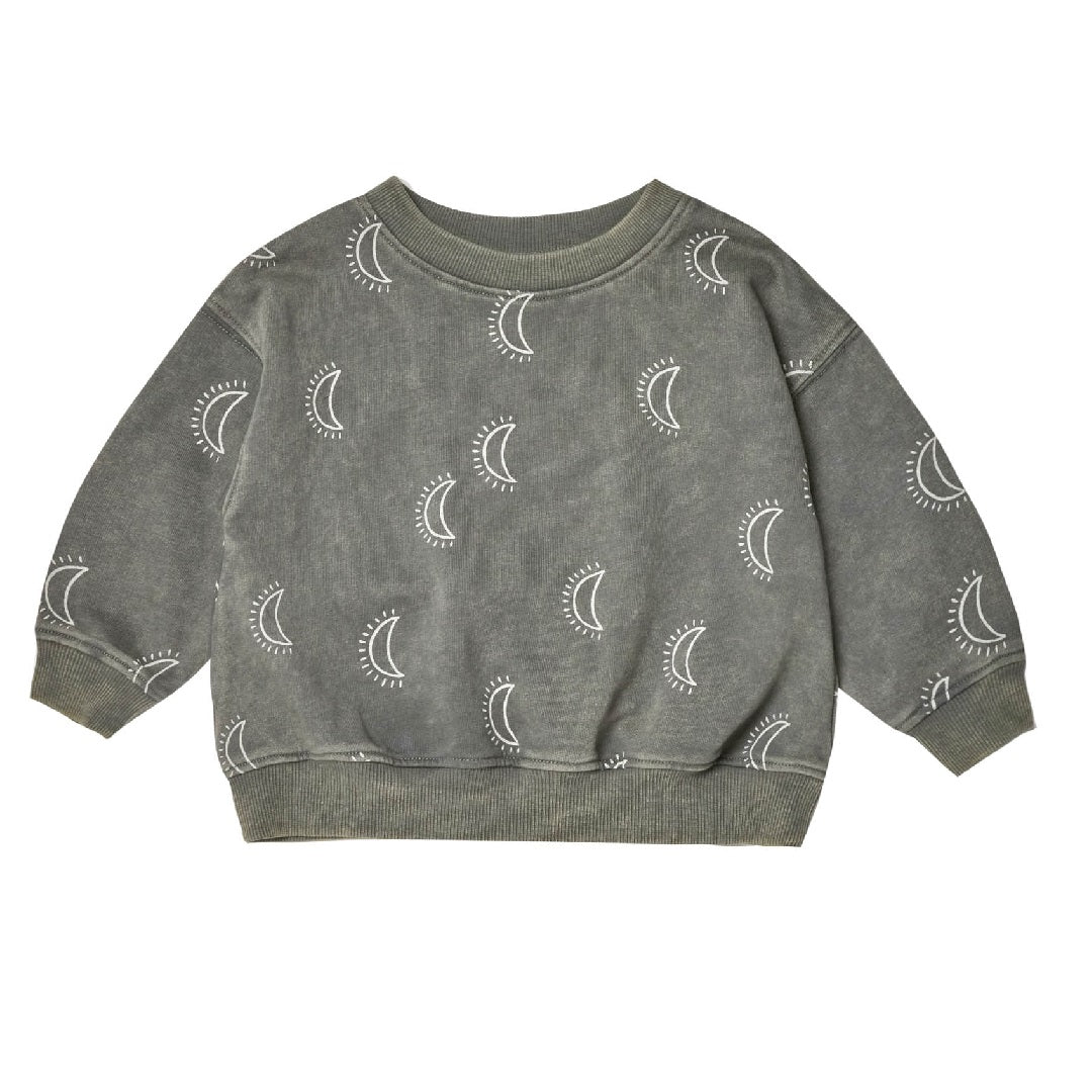 relaxed sweatshirt || moons