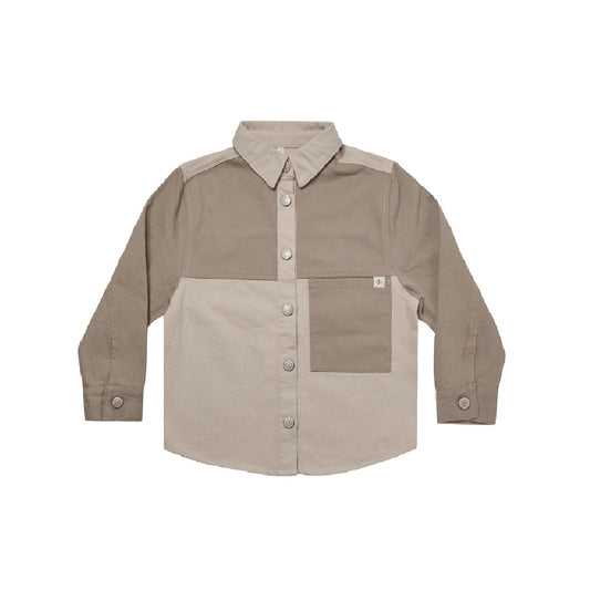 WALKER OVERSHIRT || PEBBLE