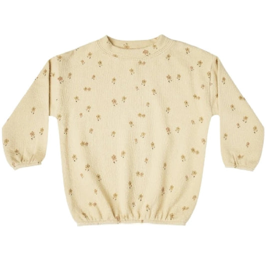 LITTLE FLOWER SLOUCHY PULLOVER
