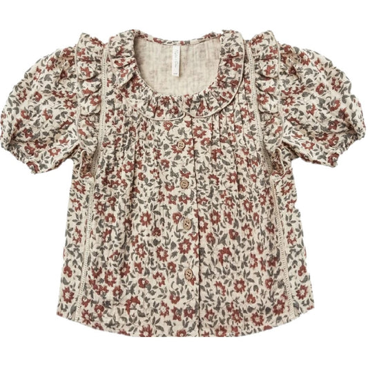 jenny blouse || vintage floral