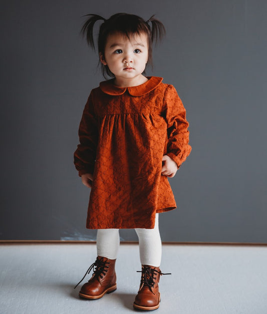 SCHIFFLI COLLAR DRESS