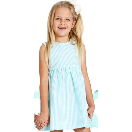 Seaside Seersucker Pinny