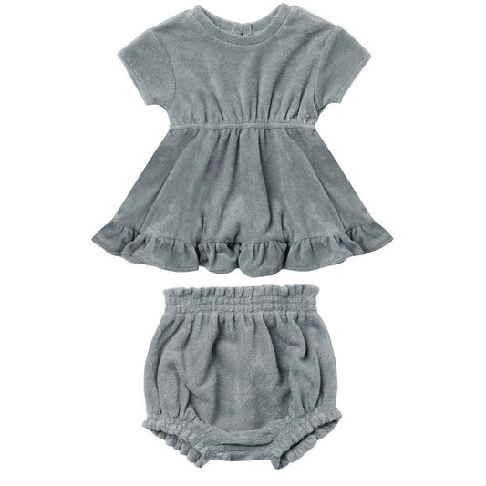 TERRY DRESS SET | LAVA