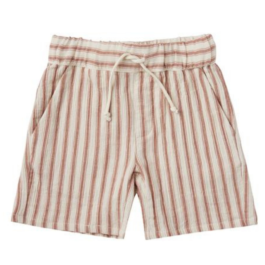 STRIPED BERMUDA SHORTS