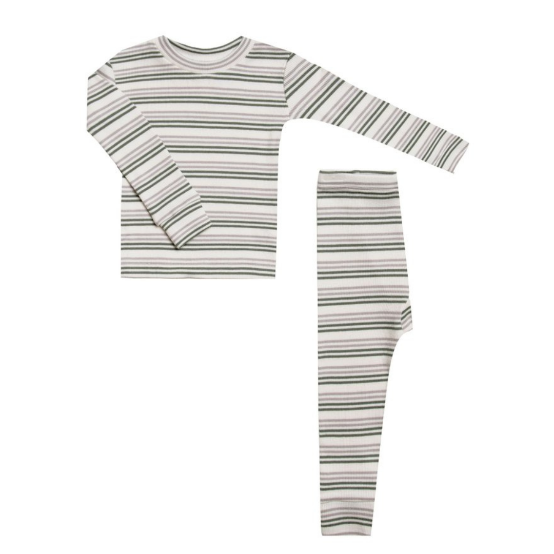 striped pajama top