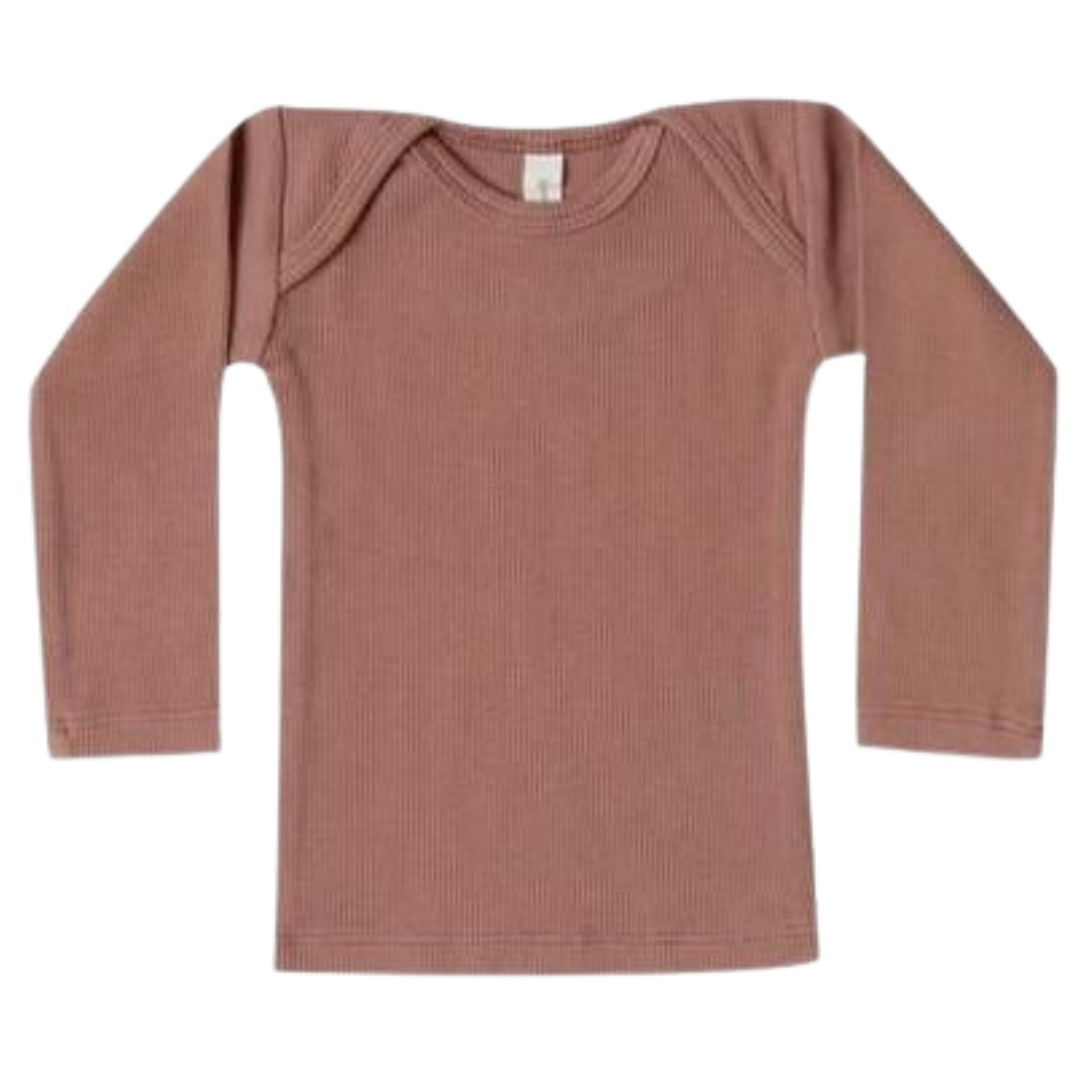 RIBBED LAP TEE