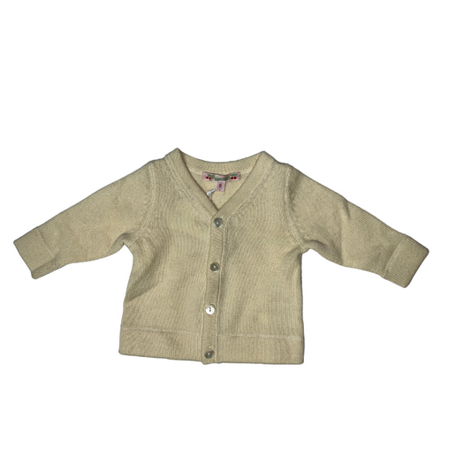 CARDIGAN NATURAL YELLOW