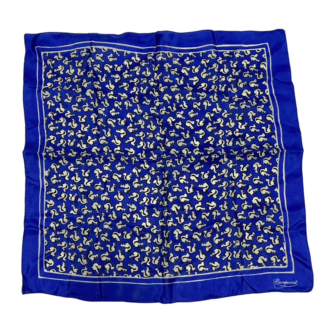 SCARF BLUE FLOU