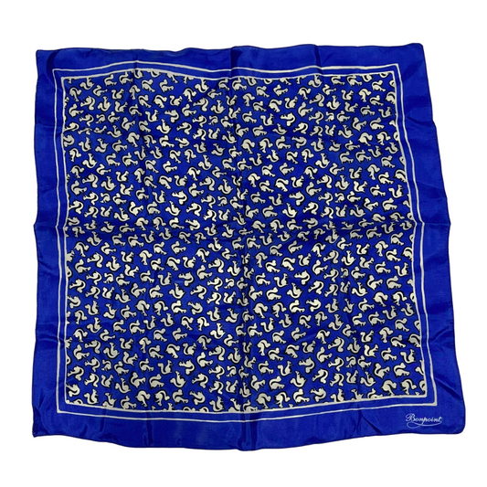 SCARF BLUE FLOU