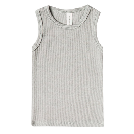 Ribbed Baby Tank | Ash