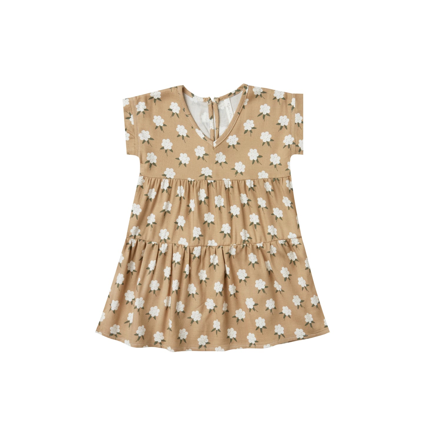 WHITE FLORAL VIENNA DRESS